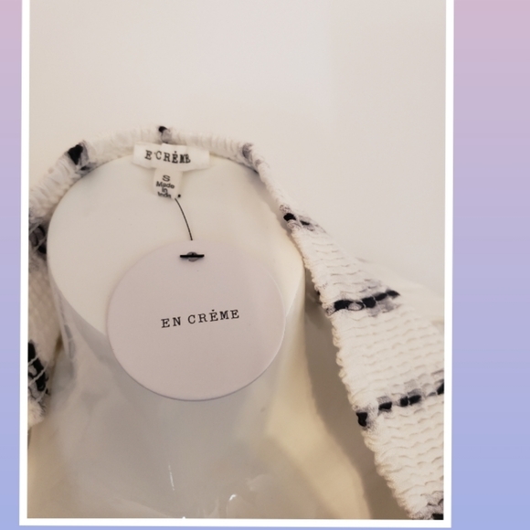 💣En Creme Tye Dye Crop top💣 - Picture 5 of 5